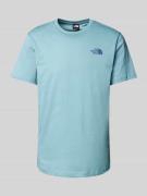 T-shirt met labelprint