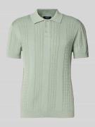 Regular fit poloshirt met korte knoopsluiting