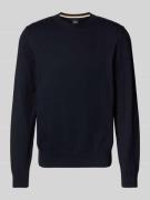 Gebreide pullover met labelstitching, model 'Pacas'