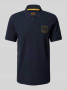 Poloshirt met labeldetail