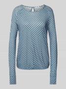 Shirt met lange mouwen en ronde hals, model 'Sutha'