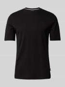 T-shirt met labelprint