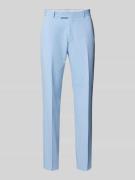 Slim fit pantalon met persplooien, model 'Melwin'