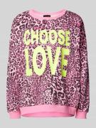 Sweatshirt met statementprint