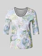 T-shirt met 1/2-mouwen