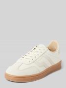 Sneakers van leer met labeldetail, model 'CUZMANI'