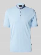 Regular fit poloshirt met opstaande kraag