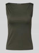 Tanktop met boothals model 'Annie'