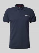 Regular fit poloshirt met labelprint