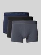 Boxershort met band met label in een set van 3 stuks