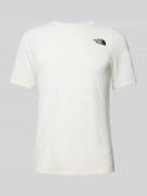 T-shirt met labelprint