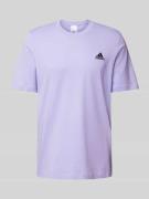 T-shirt met logostitching