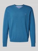 Pullover met V-hals