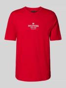 T-shirt met labelprint