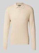 Gebreide pullover met kabelpatroon