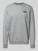 Sweatshirt met labelstitching