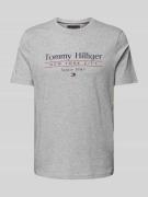 T-shirt met labelprint