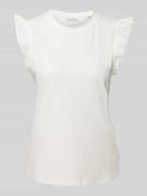 Tanktop met volantmouwen