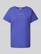 T-shirt met labelprint