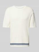 T-shirt in tricotlook