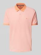 Regular fit poloshirt met logostitching