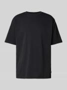 T-shirt met labelstitching