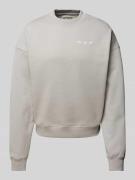 Sweatshirt met ribboorden