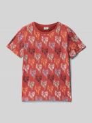 T-shirt met all-over motief, regular fit