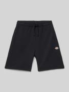 Regular fit sweatshorts met labelprint, model 'MAPLETON'