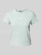 T-shirt met labelprint