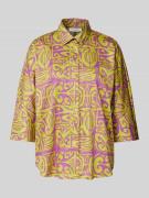 Overhemdblouse met 3/4-mouwen