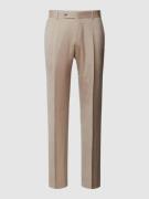 Pantalon in effen design van viscosemix