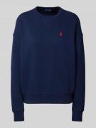Oversized sweatshirt met labelstitching