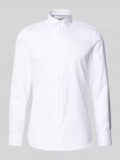 Super slim fit zakelijk overhemd in effen design