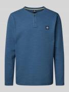 Shirt met lange mouwen en knoopsluiting, model 'SERAFINO'