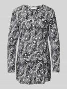Blouse van viscose met knoopsluiting