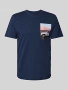 Regular fit T-shirt van puur katoen