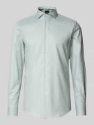 Slim fit zakelijk overhemd met haaikraag, model 'Hank'