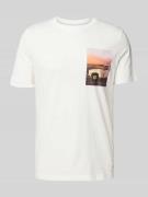 Regular fit T-shirt van puur katoen