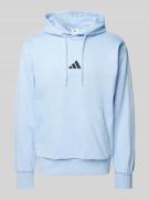 Hoodie van zuivere katoen met kangoeroezak