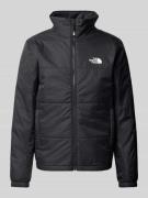 Gewatteerd jack met labelprint, model 'Gosei'