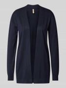 Cardigan van viscosemix met sjaalkraag, model 'DOLLIE'