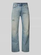 Relaxed fit jeans in destroyed-look, model '555'