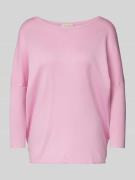 Gebreide pullover met 3/4-mouwen, model 'JONE'