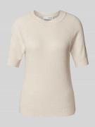 Gebreid shirt met ronde hals, model 'SLFELINNA'
