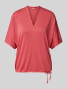 Relaxed fit T-shirt met vleermuismouwen