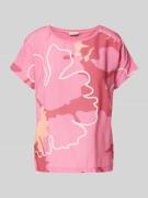 Regular fit T-shirt van pure viscose