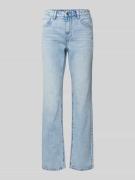Straight fit jeans van katoenmix, model 'TESSA'