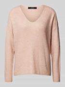 Regular fit gebreide pullover in gemêleerde look, model 'CREWLEFILLE'