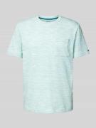 Regular fit T-shirt van katoenmix